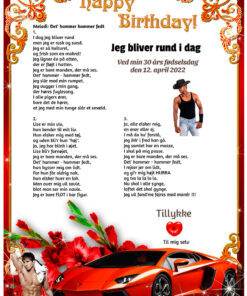 Jeg bliver rund i dag - Mand