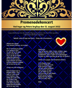Promenadekoncert - Pomp and Circumstance - Bryllup med rekvisitter