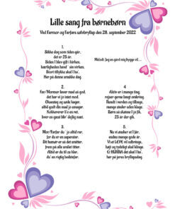 Lille sang fra børnebørn - Sølvbryllup