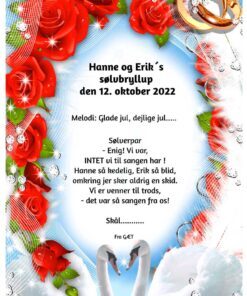 Intet vi til sangen har - Sølvbryllup