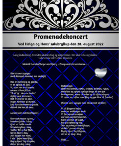 Promenadekoncert - Sølvbryllup med rekvisitter