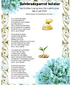 Sølvbrudeparret betaler