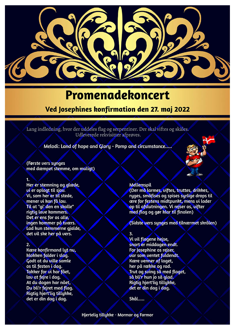 Promenade-koncert-konfirmation