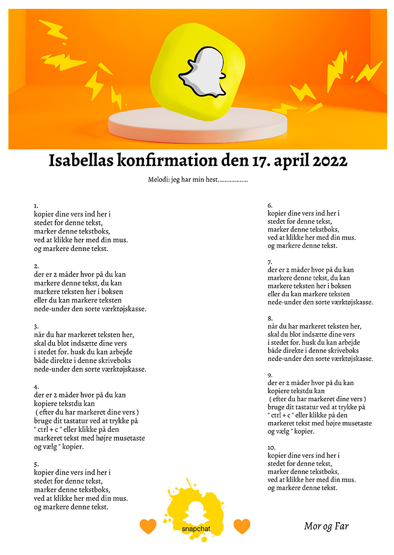 Skabelon-til-personlig-sangtekst-snapchat