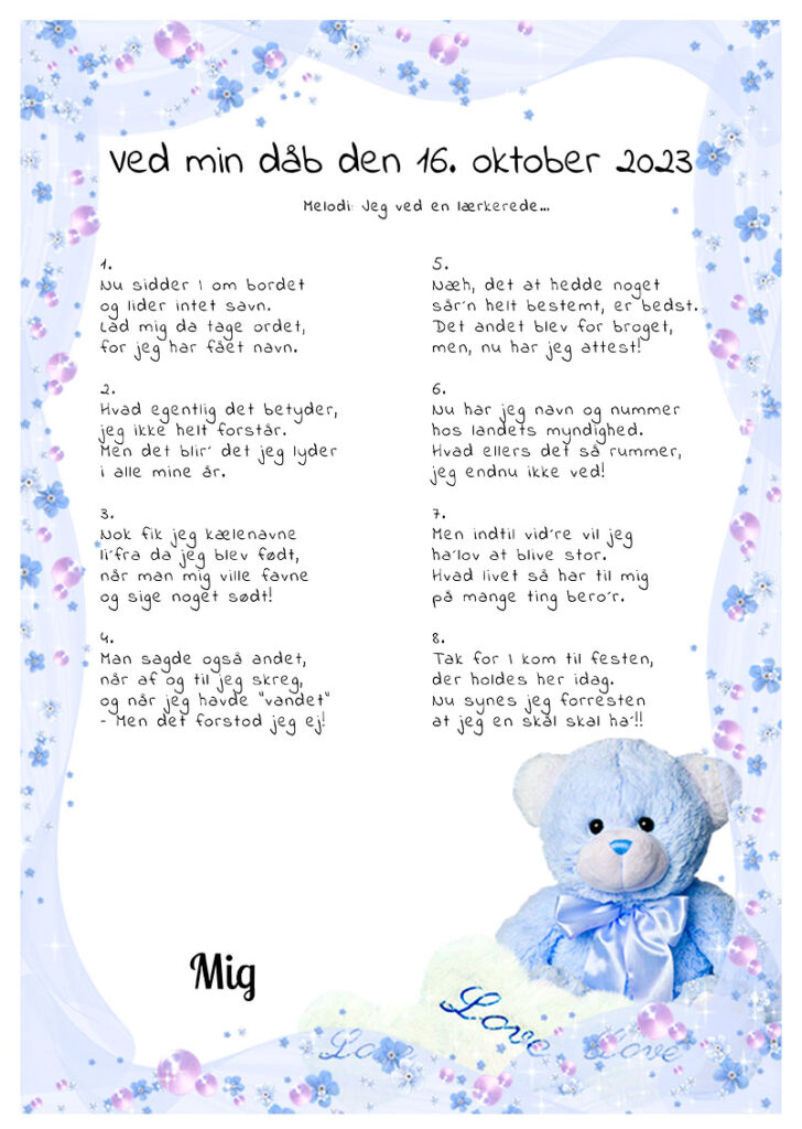 Barnedåb - festsange.nu