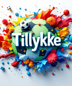 SangSkjuler - Flad kasse - Fodbold design nr 2