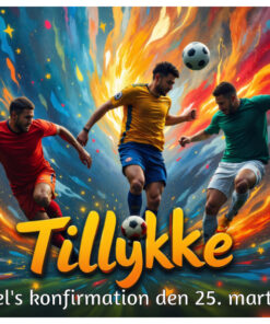 SangSkjuler - Flad kasse - Fodbold design nr 3
