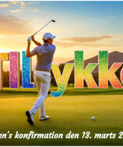 SangSkjuler - Flad kasse - Golf design nr 1