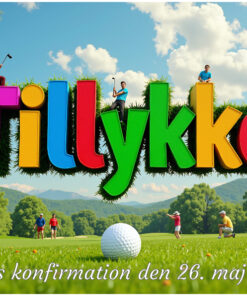 SangSkjuler - Flad kasse - Golf design nr 3
