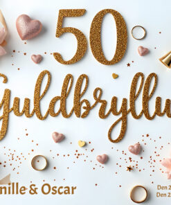 SangSkjuler - Guldbryllup guldtekst nr 8