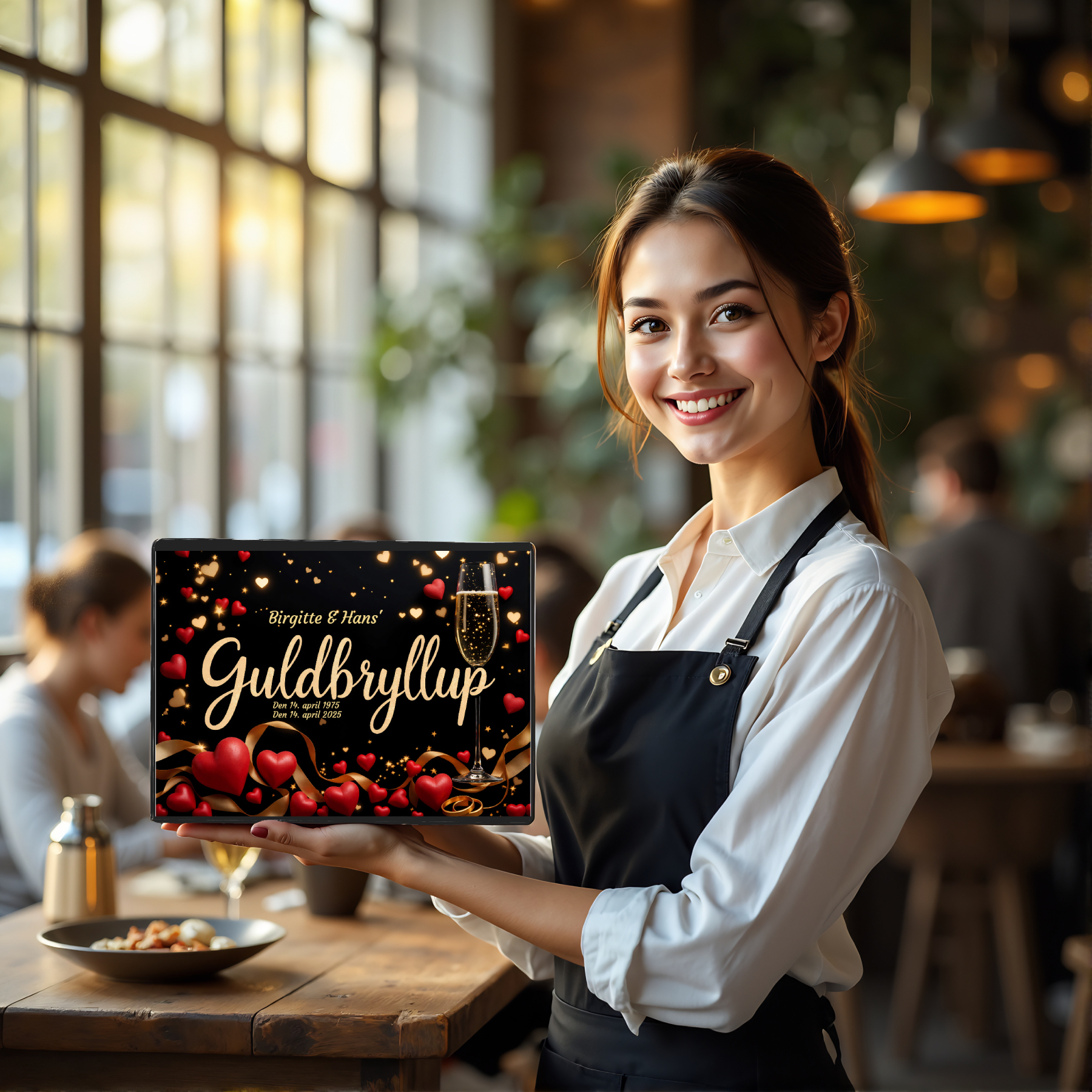 sangskjuler-sort-kasse-servitrice-guldbryllup