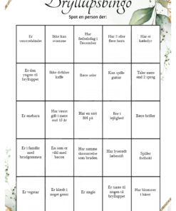 Bryllupbingo