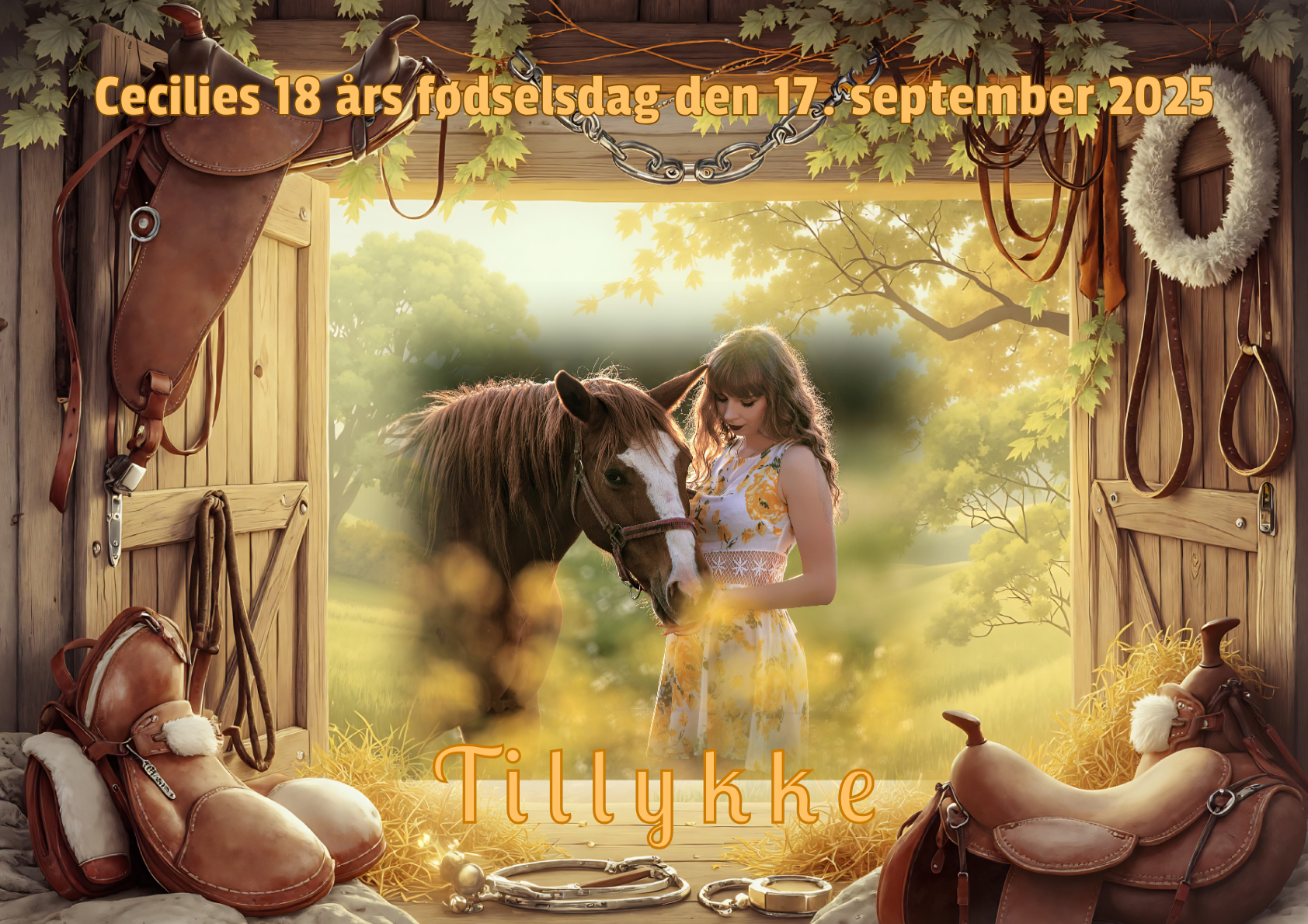 SangSkjuler - Hesteramme til personlig billede nr 1 - Billede 2