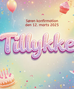SangSkjuler - Festlig nr 2 - Balloner - konfetti - lagkage