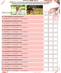 Tipskupon til eller om konfirmanden - Rosa floral - 2 Konfirmander