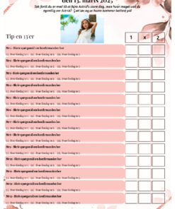 Tipskupon til eller om konfirmanden - Rosa floral