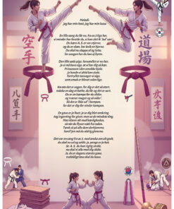 Hun går til Karate - Judo - Jiu jitsu - Taekwondo - Kampsport