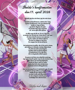 Hun spiller badminton - Badmintonspiller