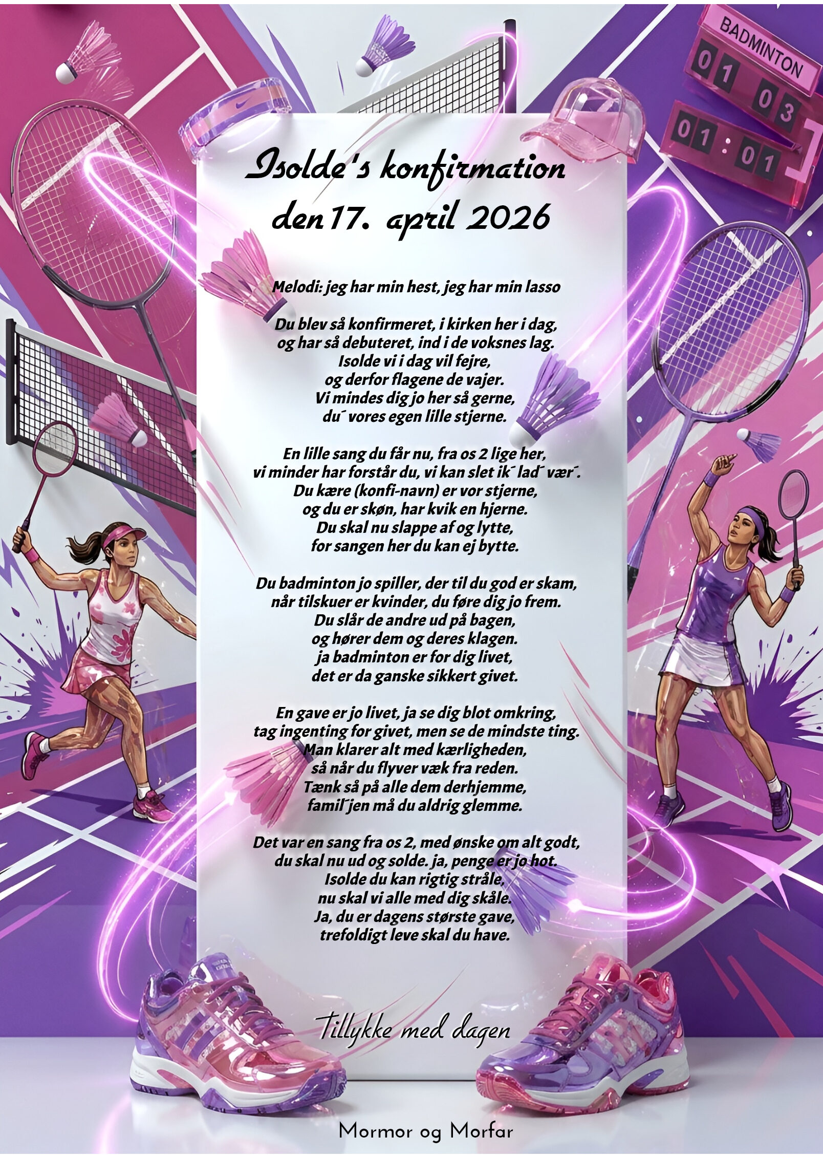 festsang-til-konfirmation-hun-spiller-badminton