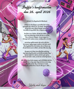 Hun spiller tennis - tennisspiller