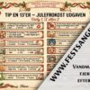 Tip en 13'er julefrokost udgave med 12 spørgsmål om The Julekalender, Nissebanden og danske julетraditioner – sæt 1, X eller 2