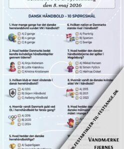 Dansk håndbold quiz med 10 spørgsmål om det danske landshold, Mathias Gidsel, VM-titler og dansk håndbold – perfekt til fest og komsammen