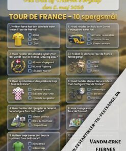 Tour de France quiz med 10 spørgsmål om Jonas Vingegaard, den gule trøje, Alpe d'Huez og cykelløbets historie – perfekt til fest og komsammen