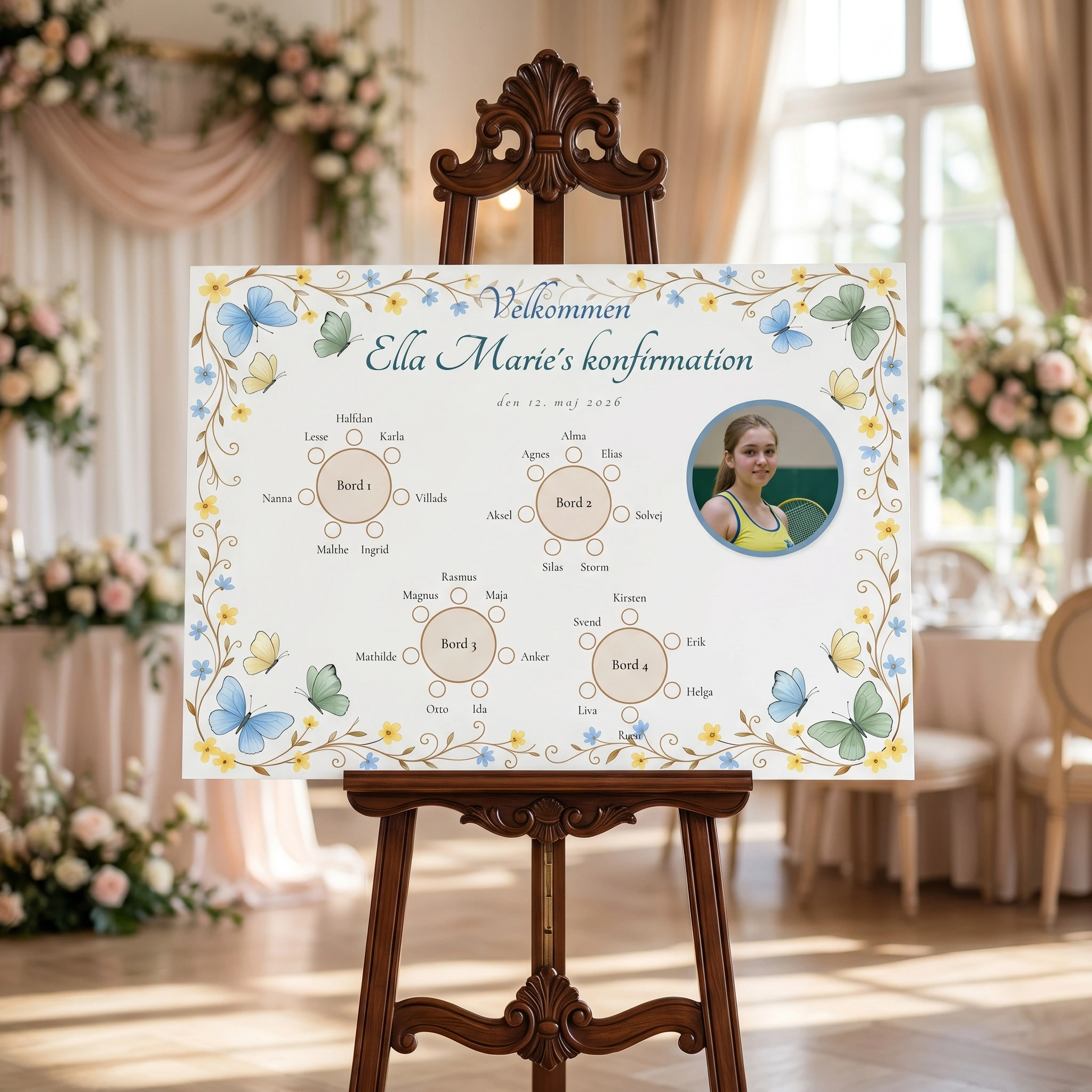 Bordplan design Ketty