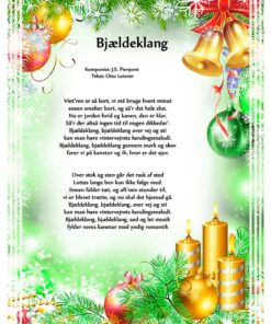 Julesang Bjældeklang til personlig julefest med navne du selv tilpasser