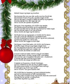 Julesang på kendt melodi – Den kommer før man aner det, personlig festsang til jul