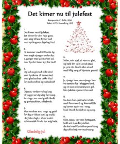 Julesang Det kimer nu – personlig julesang til julefest med klassisk melodi