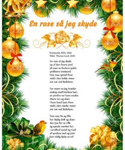 Klassisk julesang til jul – En rose så jeg skyde med varmere julestemning