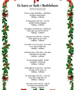 Julesang om Bethlehem – klassisk sang til julefest med personlig tilpasning