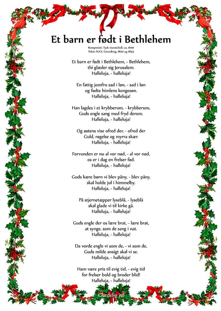 Julesang om Bethlehem – klassisk sang til julefest med personlig tilpasning