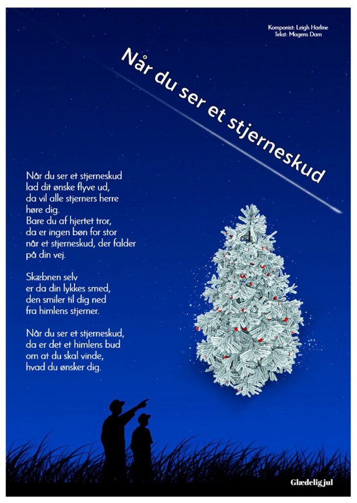 Julesang om stjerner – personlig julevise med stjernehimmel