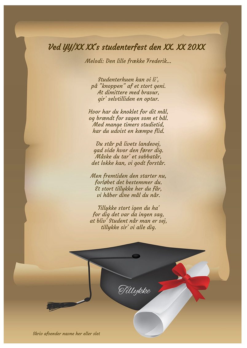 Sang til studenten
