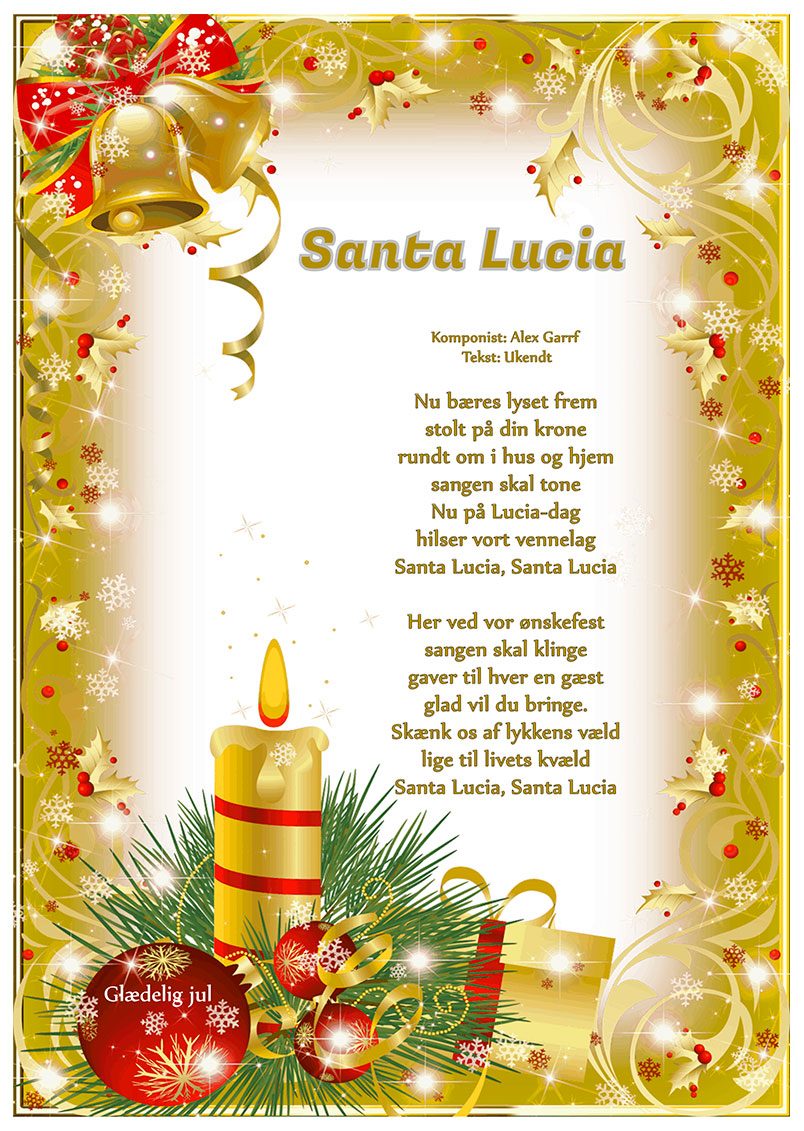 Santa Lucia – julesang