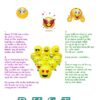 Smiley ballonsang til svendegilde med farverige smileys og balloner