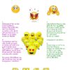 Guldbryllupssang fra flere personer med smiley balloner i farver – personlig hilsen til guldbrylluppet