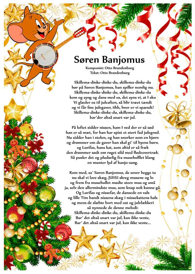 Søren Banjomus – julesang
