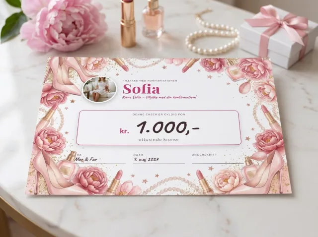 Pengecheck til konfirmation – Stiletto & makeup